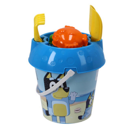 Picture of BUCKET SET BLUEY 5 PIECE 18 CM